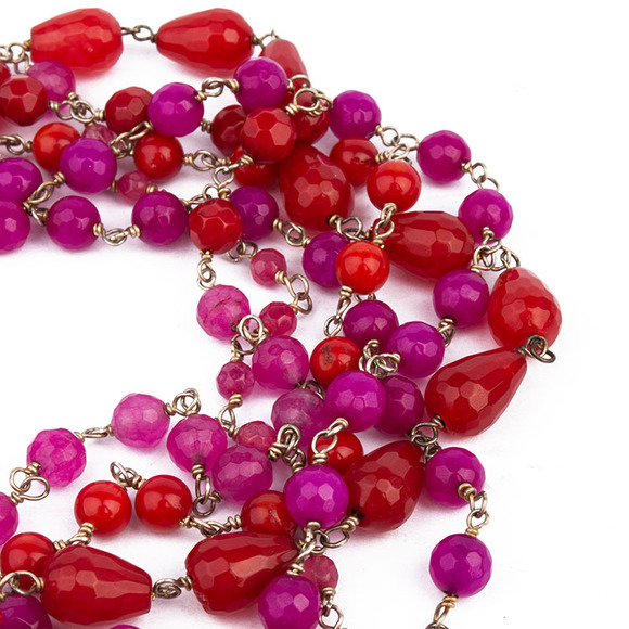 Rosantica Milano Necklace Women Red - Picture 3 of 3